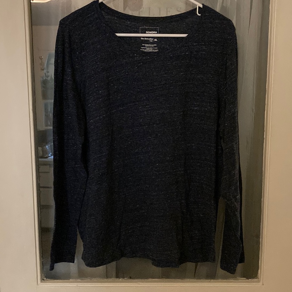 Dark Blue Long Sleeve Tee
